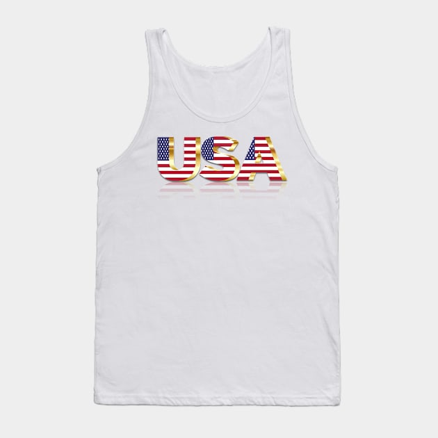 USA Tank Top by skycloudpics